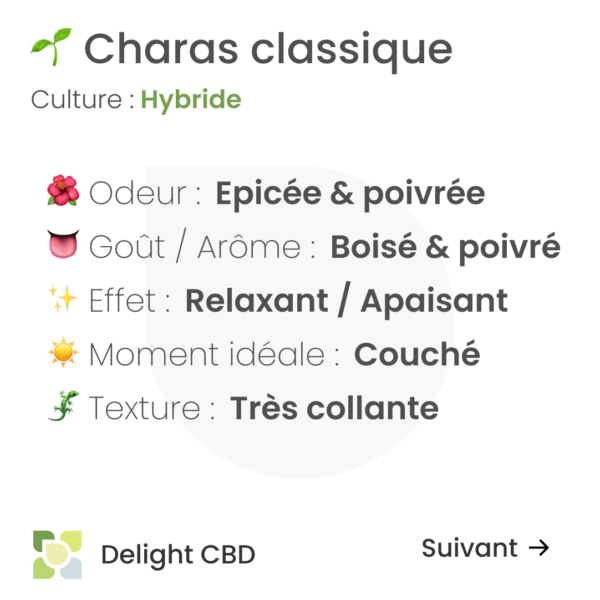 Delight CBD - Charas classique