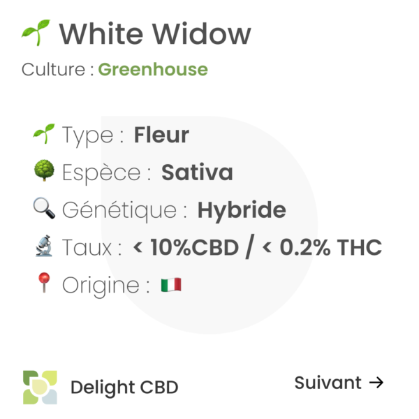 Delight CBD - White Widow 2