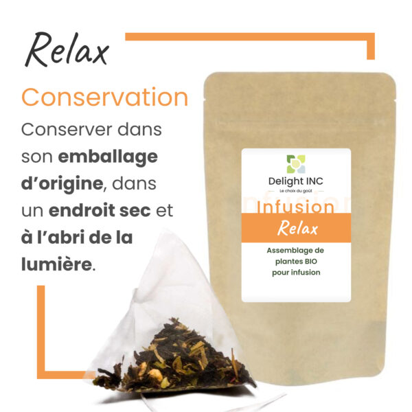 Infusion BIO Relax pour se relaxer et se détendre